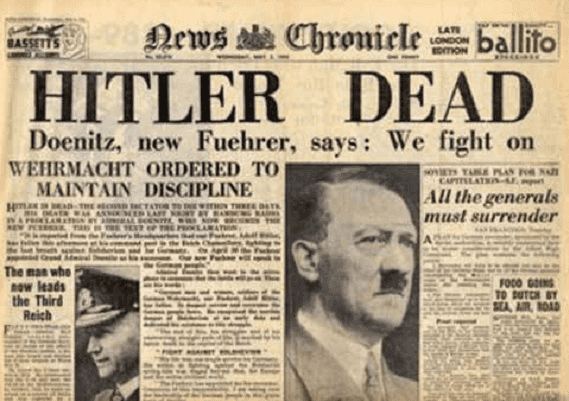 תפסיקו לצוד את היטלר! הוא מת ב-1945. סופי