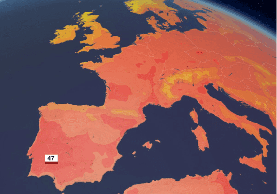 החזאים: היום היה היום החם ביותר בהיסטוריה של אירופה