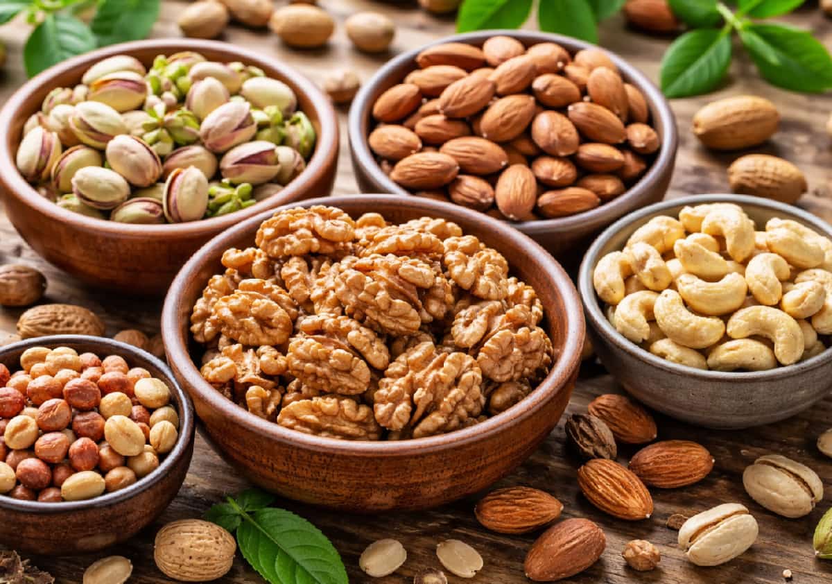 חמשת האגוזים הבריאים ביותר שכדאי לשלב בתפריט