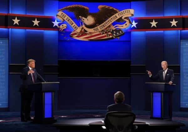 כאוס באולפן: השתלחויות, קללות ומנחה שמתקשה להשתלט על העימות הנשיאותי שירד מהפסים