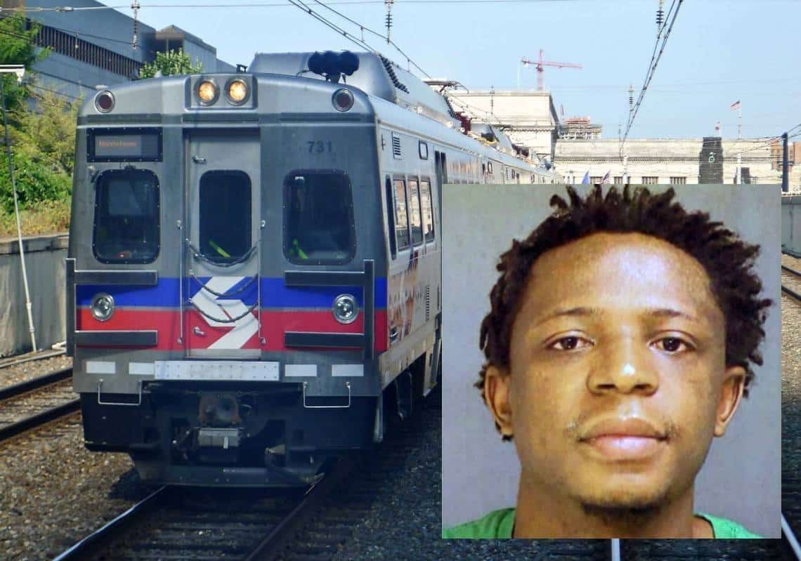 "זאת אמריקה?" חסר-הבית אנס אישה בקרון רכבת מלא נוסעים, אך אף אדם לא עזר או התקשר ל-911