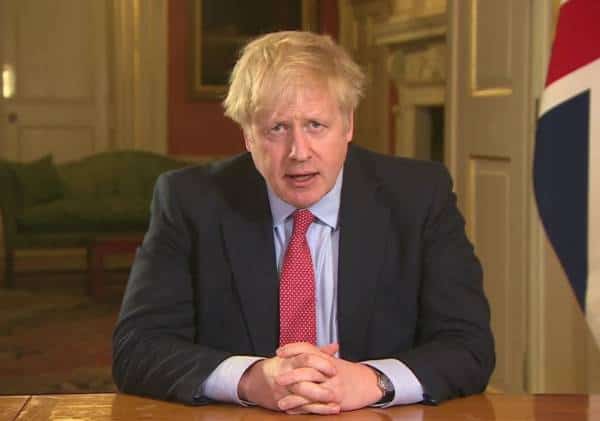 ראש ממשלת בריטניה בוריס ג'ונסון אובחן כנשא קורונה