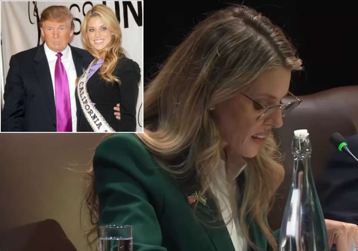 מיס קליפורניה לשעבר הודחה מוועדת הבית הלבן אחרי שהתגלתה כאנטישמית