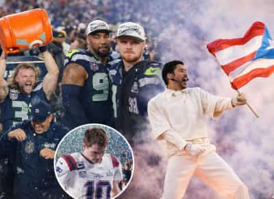 לילה של כוח וזהות: סיאטל חונקת את ניו אינגלנד, באד באני מטלטל את אמריקה