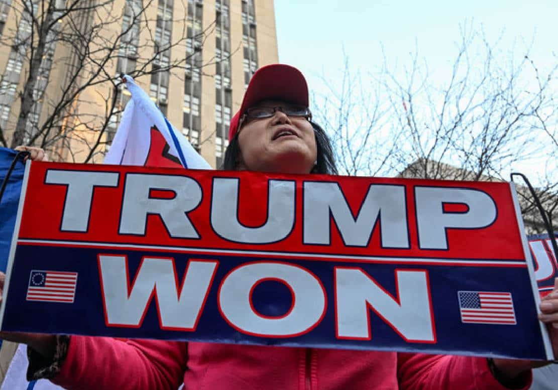‏טראמפ מפרסם בשעת לילה מאוחרת פנייה לתומכיו ‏