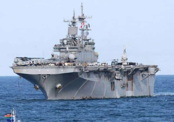 דיווח: חיל הים האמריקאי השמיד מזל"ט איראני במצר הורמוז