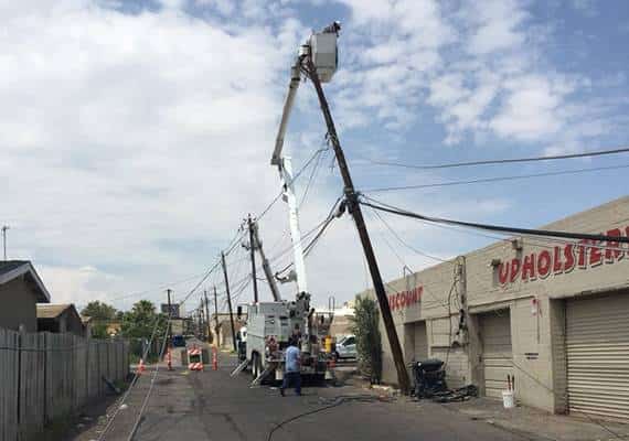 לאס וגאס: אלף בתים עדיין נותרו ללא חשמל
