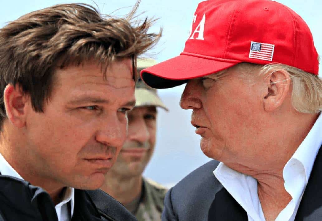 ‏טראמפ במסר דרמטי לדה-סנטיס: "חזור הביתה לפלורידה ועשה את עבודתך‏"