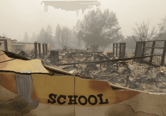 קליפורניה: תלמידי צפון המדינה חוזרים לבתי הספר - לראשונה מאז שריפת קאמפ