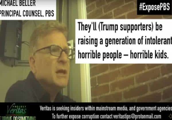 בכיר בחדשות PBS נתפס במצלמה נסתרת: "יש לשלוח את הילדים של תומכי טראמפ למחנות, אחרת הם יהפכו לאנשים איומים"