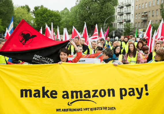 מחאות בעולם נגד הצד האפל של "אמזון פריים דיי"
