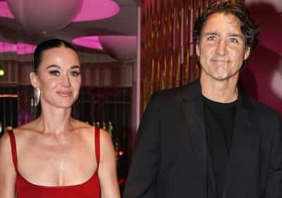 הבן של ג'סטין טרודו מגיב לראשונה לזוגיות עם קייטי פרי