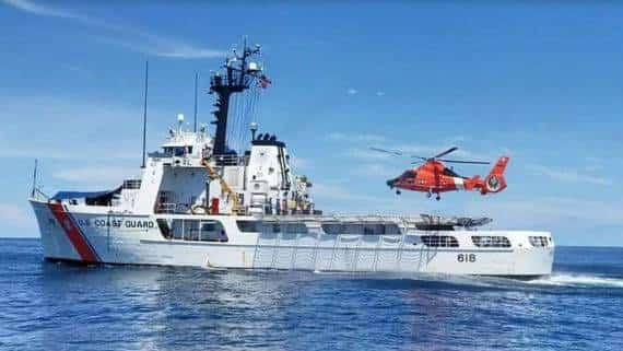 משמר החופים החרים קוקאין בשווי 87 מיליון דולר