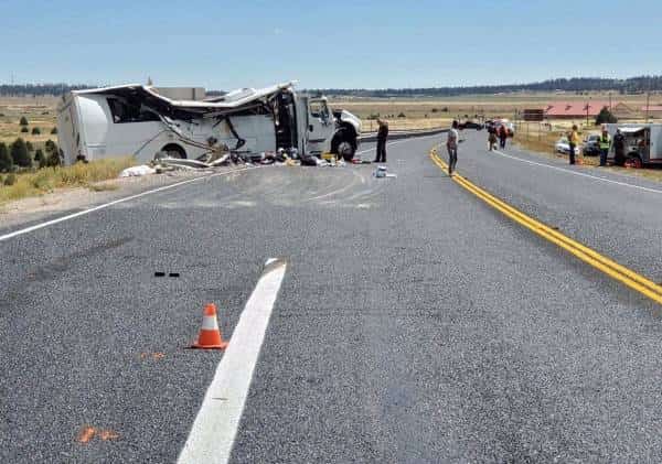 הרוגים ופצועים בתאונת אוטובוס סמוך לפארק לאומי