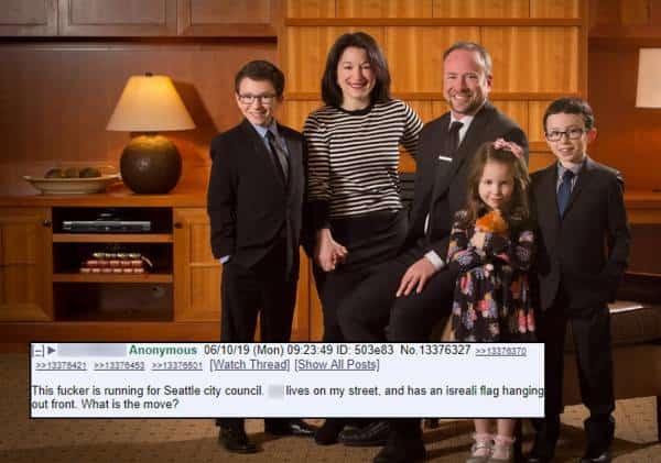 איומים אנטישמיים כנגד מועמד יהודי למועצת העיר