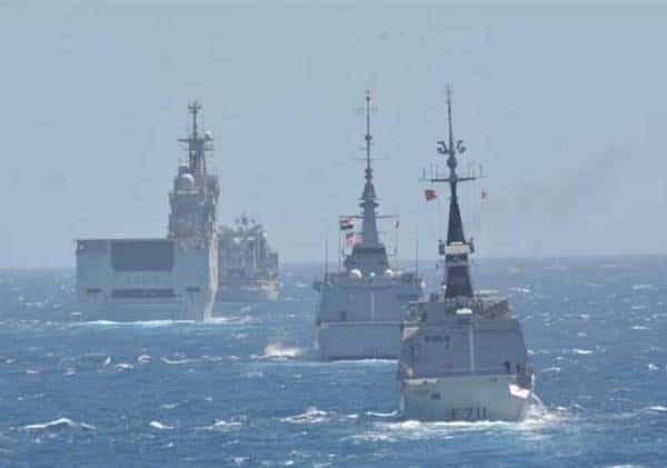 מסר תקיף לארדואן: תרגיל ימי משותף של הצי הצרפתי והמצרי 