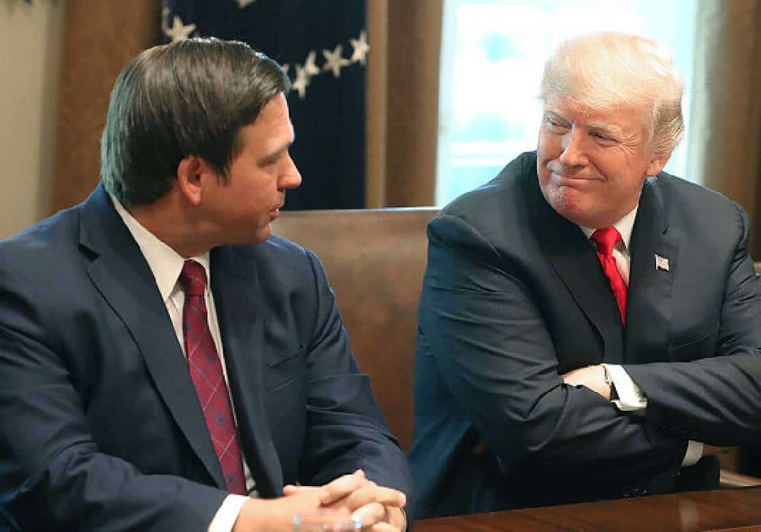 "בלעדי דה-סנטיס היה עובד בפיצרייה": ‏טראמפ מחזיק ביתרון של 30 אחוזים על פני מושל פלורידה בסקר של פוקס ניוז‏