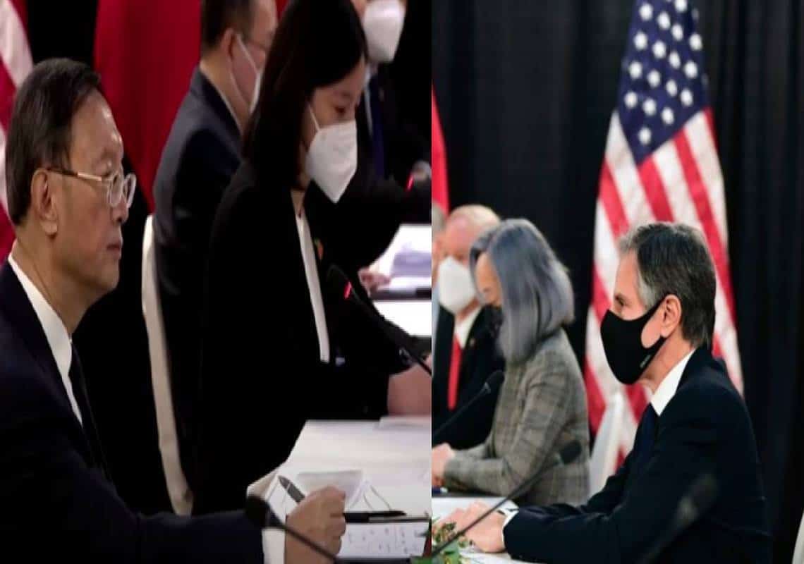 שפל חדש לאמריקה: המשלחת הסינית השפילה בשידור חי את שר החוץ האמריקני "אין לכם יכולת לדבר איתנו מעמדה של חוזקה"