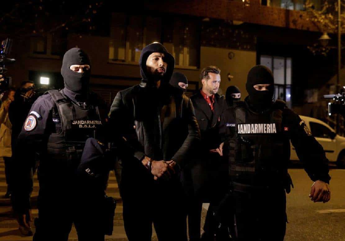 הלם: כוכב הרשת אנדרו טייט נעצר בחשד לאונס וסחר בנשים