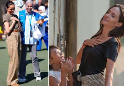 חיקוי או השראה? מייגן מרקל הגיעה לירדן כדי לפגוש פליטים עזתים - והזכירה לכולם את אנג'לינה ג'ולי