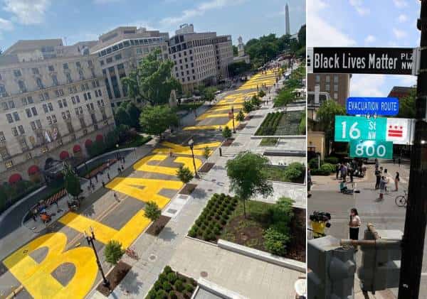  וושינגטון די. סי. משנה את פני העיר בתגובה לפיזור המפגינים מחוץ לבית הלבן