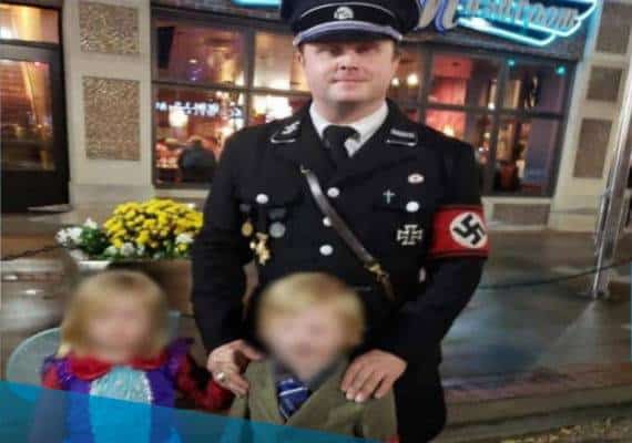 בטעם רע: הרשת זועמת על אב שהלביש את בנו בתחפושת היטלר