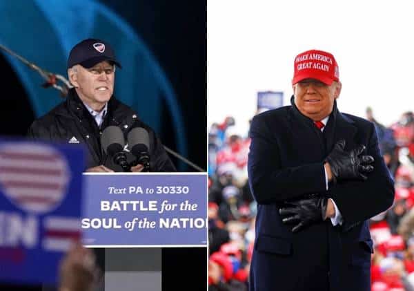 ארה"ב מתקרבת לצומת דרכים היסטורי: טראמפ וביידן נאבקים על הקולות הצפים