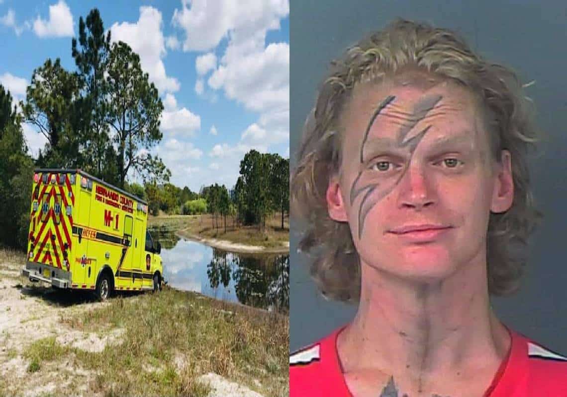 פלורידה: הצליח לגנוב אמבולנס משער בית החולים, אך נתקע עימו בבוץ שעל שפת האגם