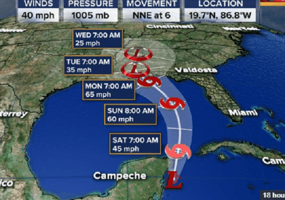 מצב חירום הוכרז בפלורידה לקראת הסופה אלברטו
