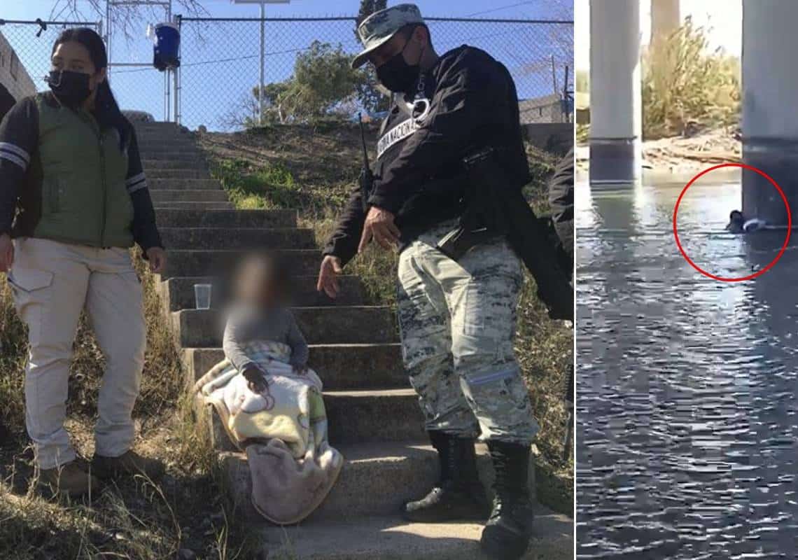 שיטה חדשה בגבול הדרומי: פעוטה ננטשה בנהר, מסתננים ניצלו את הכאוס כדי להיכנס לארה"ב