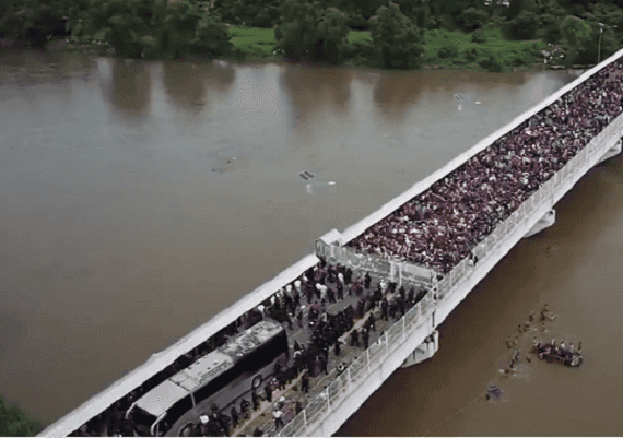 אפשר להירגע: שיירת המהגרים הצטמקה מאד