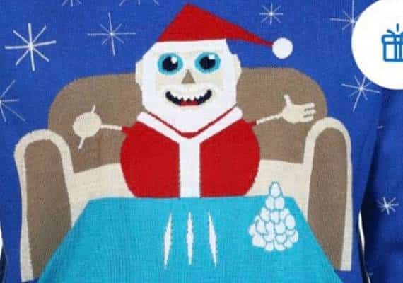 עושה שורות: סוודר של סנטה קלאוס על קוקאין נמכר באתר וולמארט