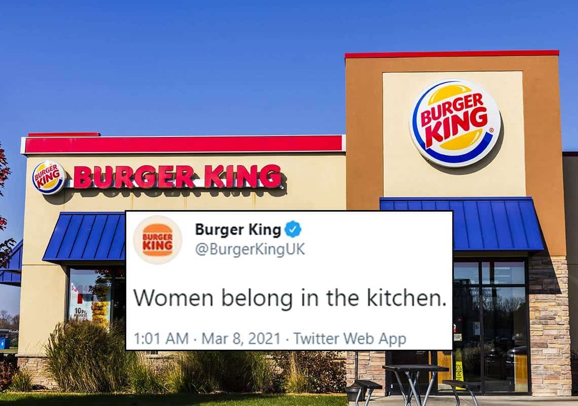 "מקומן במטבח": הציוץ של בורגר קינג לכבוד יום האישה הבינלאומי מעורר זעם ברשתות