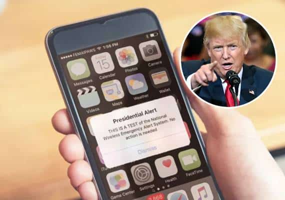 התרעה נשיאותית: היום יישלחו הודעות SMS לכל תושבי ארה"ב