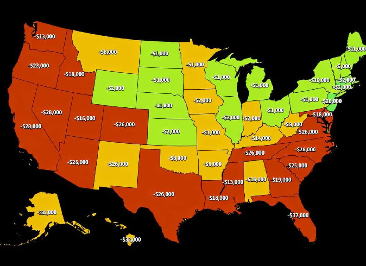 קליפורניה מאבדת גובה: בעלי בתים איבדו בממוצע 33 אלף דולר בהון עצמי בשנה אחת