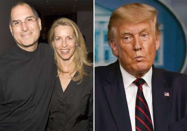 טראמפ תוקף חזיתית את אלמנתו של סטיב ג'ובס "בעלך היה מאד לא מרוצה ממך"