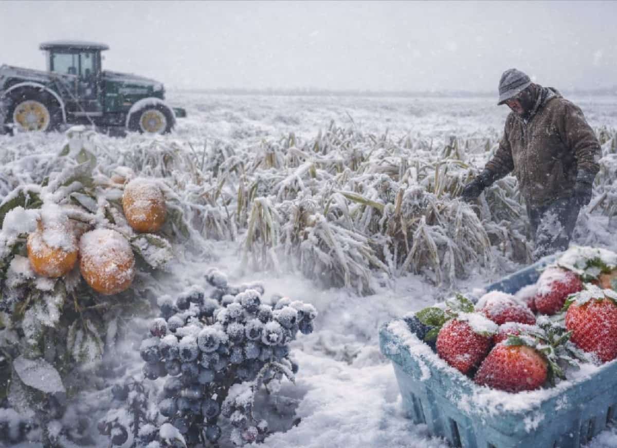 המכה הקפואה של פלורידה: החקלאות קרסה תחת גלי הקור