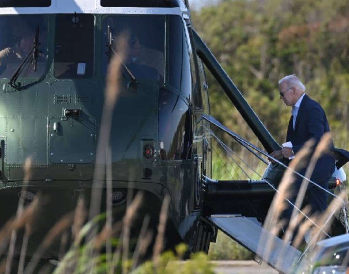 חריג: ג'ו ביידן פונה בחופזה מבית החוף שלו לאחר שמטוס חדר למרחב האווירי שמעל ביתו