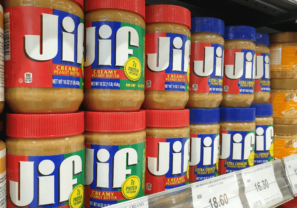 עוד מוצר פופולרי נפגע מסלמונלה: ריקול לחמאת הבוטנים של Jif