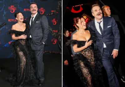 משהו מוזר קורה ב'דברים מוזרים': מילי בובי בראון ודיוויד הארבור נראים קרובים מאוד למרות התלונה נגדו