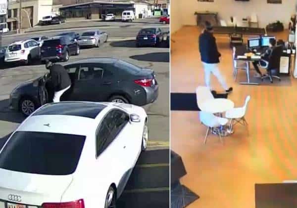 "צ'רלי וחצי" בגרסת ארה"ב: לקח מכונית לנסיעת מבחן ונעלם