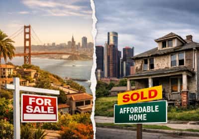 ארבע הערים היקרות בעולם לקניית בית נמצאות בקליפורניה. אבל עיר אחרת בארה״ב היא הזולה ביותר