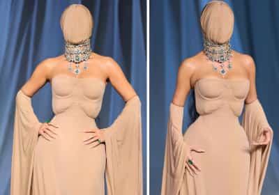 שוב גונבת את כל ההצגה: כך הגיעה קים קרדשיאן לגאלה בלוס אנג'לס