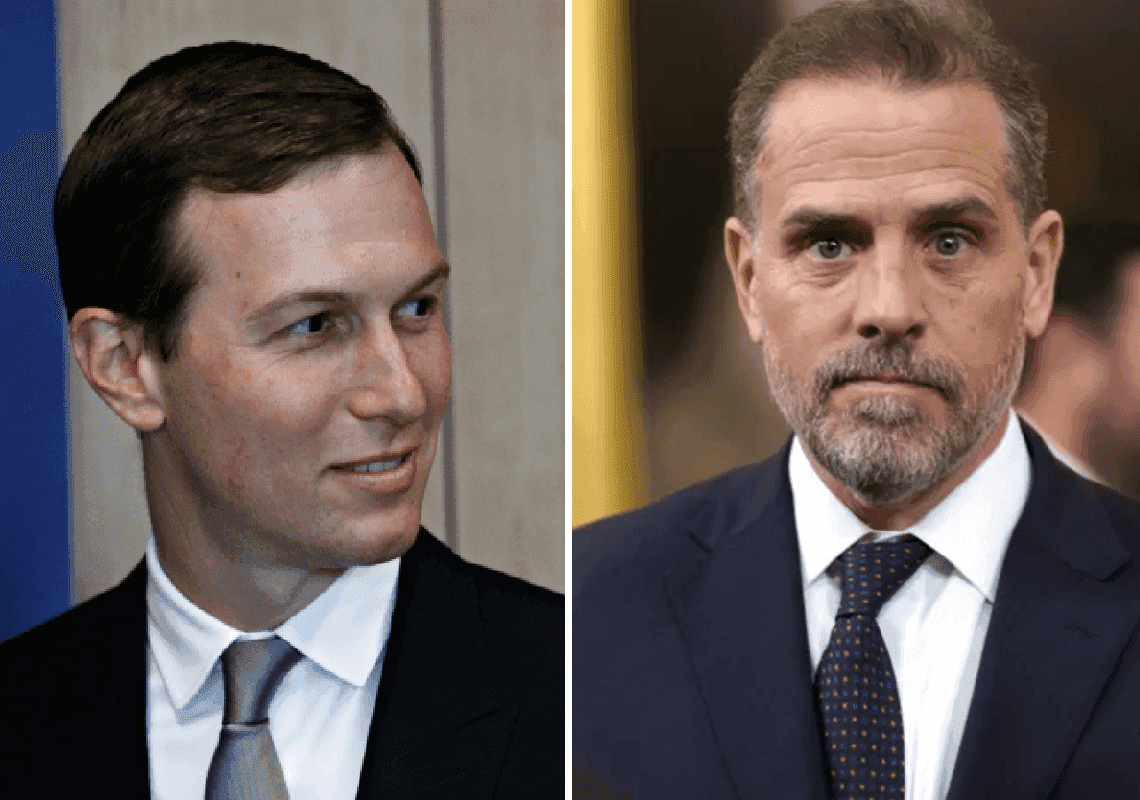 הרפובליקנים רוצים לחקור את ג'ו ביידן ובנו האנטר - אבל מה עם חקירה נגד ג'ארד קושנר? 