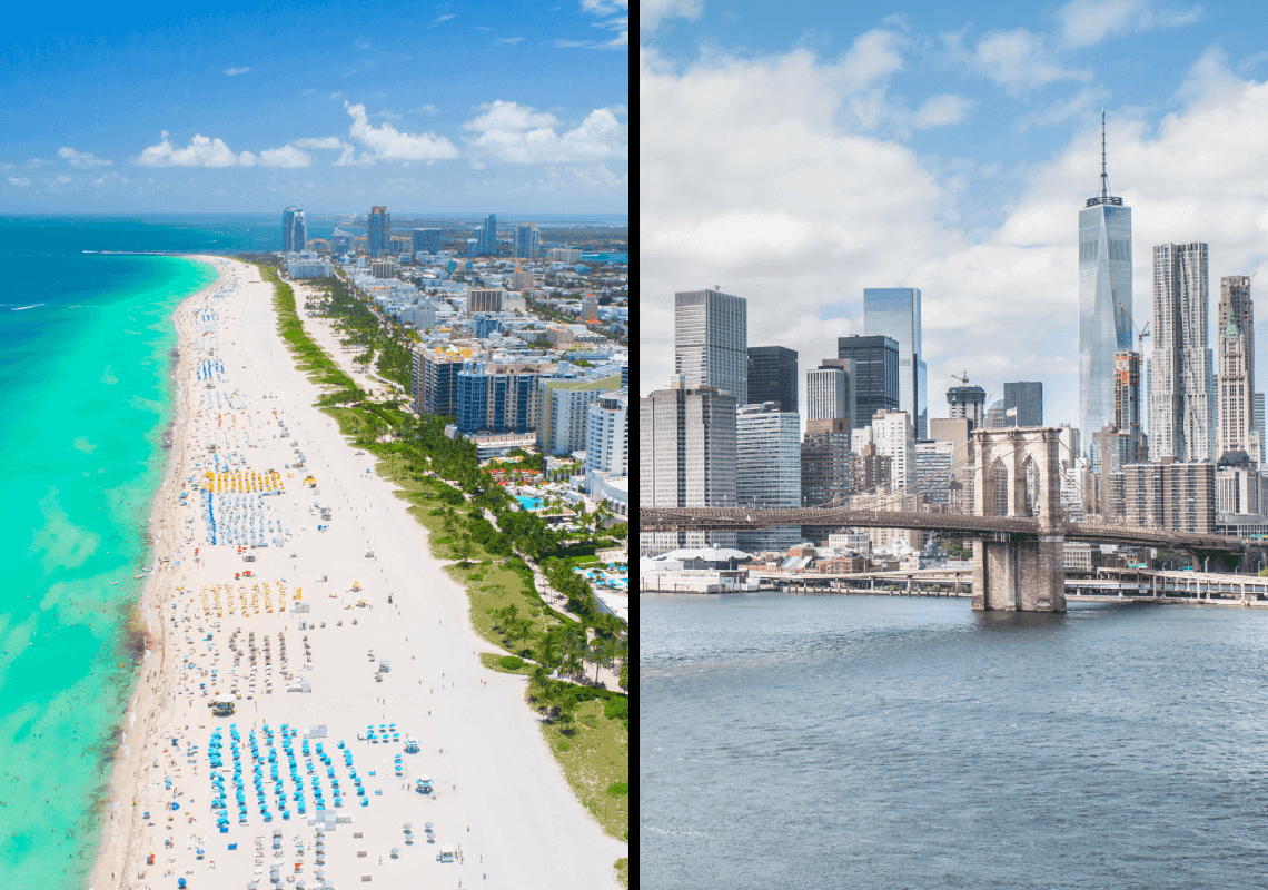 מספר שיא של תושבי ניו יורק עזבו את המדינה - ועברו לפלורידה
