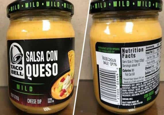 טאקו בל: ריקול ל-7,000 צנצנות רוטב עקב חשש להרעלת מזון קטלנית