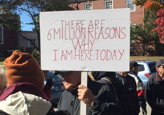 על רקע גל האנטישמיות, מאות תושבי מסצ'וסטס הגיעו לעצרת תמיכה בקהילה היהודית