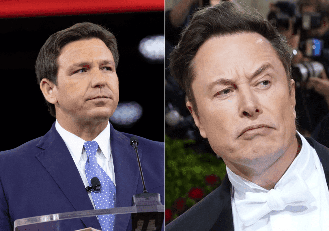 מאסק אמר שיצביע לדה-סנטיס בבחירות לנשיאות - והמושל הגיב: "מקבל תמיכה מאפרו-אמריקאים"