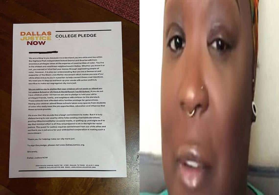 "הורים לבנים, אל תשלחו את הילדים לאוניברסיטה איכותית": הדרישה מצטרפת לאיום מפורש נגד מי שיסרב לחתום על המסמך