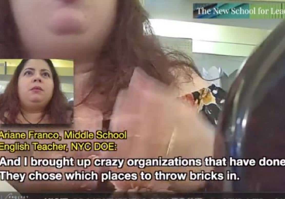 נתפסה במצלמה נסתרת: ‏מורה בחטיבת הביניים בניו יורק מעודדת תלמידים לעסוק באלימות פוליטית‏